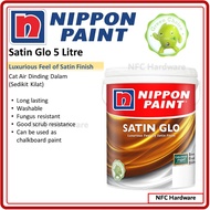 NIPPON PAINT Satin Glo 1001 Brilliant White 5 Litre