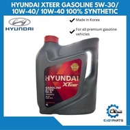 HYUNDAI XTEER GASOLINE G700 10W-40 SEMI-SYNTHETIC/ 10W-40 100% SYNTHETIC/ 5W-30 SEMI-SYNTHETIC (4 LI
