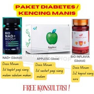 PAKET Diabetes Diabet Kencing Manis Gula darah biogreen biogreenscience / nad + booster nad+ boost n