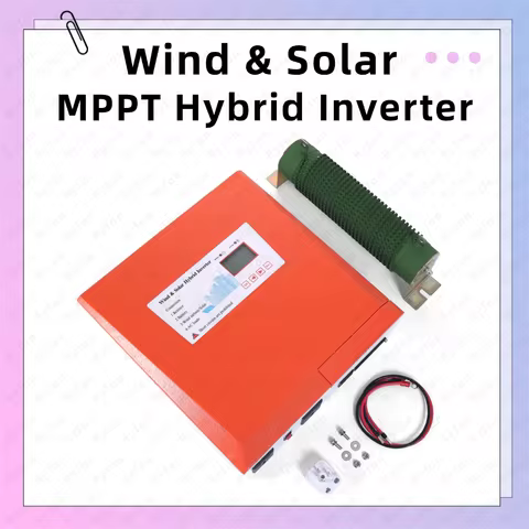 5KW 12V 24V Wind & Solar MPPT Hybrid Inverter With Dump Load 48V Integrated Inverter Control Unit Wi