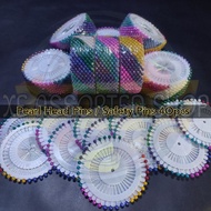 Pearl Head Pins / Safety Pins / Aspili 4Opcs per round