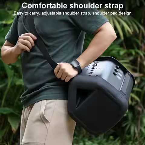 Carrying Case EVA Protective Cover with Shoulder Strap Speaker Cover Dustproof Cover for Bose S1 PRO
