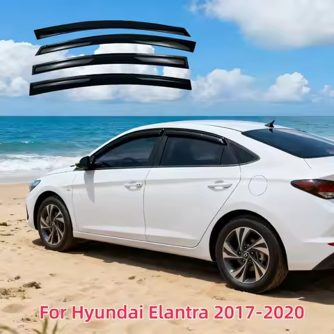 4pcs Window Visors for Hyundai Elantra 2017-2020- Durable Car Rain Deflectors Sun Shade| for Hyundai