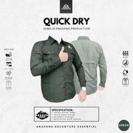 KEMEJA Angsana Needle taslan Quick Dry Field Shirt is comfortable and cool