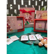 PREMIUM BOX NEW YEAR CHRISTMAS CAKE BOX SIZE 23x23x7 cm