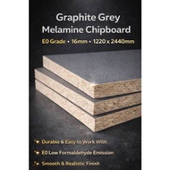 ONE LOG MELAMINE CHIPBOARD GRADE E0 SIZE 16MM X 4FT X 8FT MURAH PAPAN FROM CHINA GRED A SAFE FOR HOU