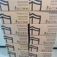 medicos/medicos surgical mask/ Carton of Medicos 3 ply surgical masks - 20 boxes