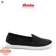 LSJ BATA Women Black Slip Ons Shoes - 5516637