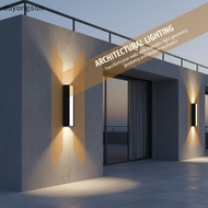 (duyongsun) Waterproof LED Wall Lamp Outdoor Warm Cold White Home Facade Lighting for Balcony Porch 