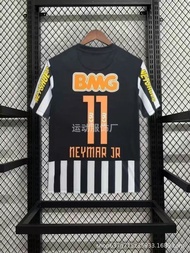 Authentic 12-13 Santos Jersey Home And Away No.11 Neymar Retro Misses Short Sleeve Football Clothing