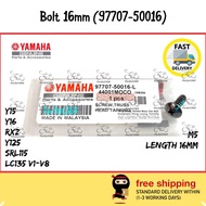 97707-50016 RXZ / Y125ZR / Y15ZR / Y16ZR / LC135 V1-V8 / SRL115 Bolt 16mm Cover Set Signal Cowling L