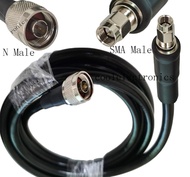 LMR400 SMA male to N male Connector RF Coax Pigtail Antenna Cable LMR-400 Ham Radio 50ohm 50cm 1/2/3