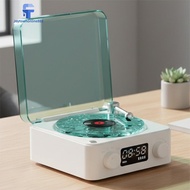 Waves Vinyl Player BT Speaker with Ambience Light Portable Vintage Vinyl Speaker [Joytownonline888.m