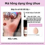 Son Má Lì Nhẹ UHUE L01/L02 Tông Màu Tự Nhiên Dễ Dàng Trang Điểm Tăng Cường Màu Sắc Sản Phẩm Làm Đẹp
