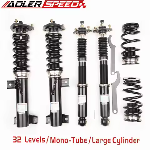 ADLERSPEED 32 Clicks Adjustable Damper Struts Coilovers Kit For BMW 3-Series E36 1992-99