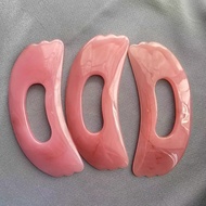 Handheld Gua Sha Board Resin Gua Sha Board Moon Shape Body Gua Sha with Handle Large Gua Sha Knife G