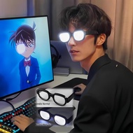 Conan Led Light Up Glasses Special Effect Luminous Glasses Cool/ Conan Glasses/ Glasses Anime Style 