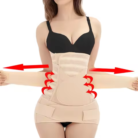 Corset 3 in 1 Postpartum Belly Band Pregnant Women Tummy Belly Pelvis Belt Wrap Waist Trainer Recove