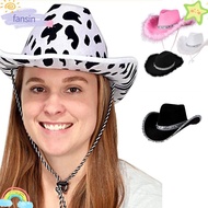 FANSIN Cowgirl Hat Sequin Fashion Cosplay Costume Party Performance Sequin Cowgirl Hats