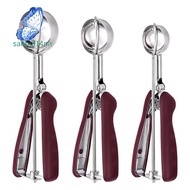 Cookie Scoop for Baking Set of 3, Ice Cream Scoop Stainless Steel, Cookie Dough Scoop, Cupcake Scoop