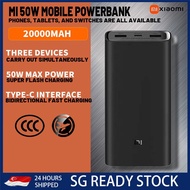 ✨SG 【in stock】 CCC Xiaomi Mi20000mAh 50W Power Bank Fast ChargeType-C Powerbank Charger SmartphoneLa