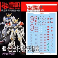 HG-59 | 1/144 GUNDAM BARBATOS/BARBATOS LUPUS FLUORESCENT WATERSLIDE DECAL