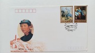 毛澤東同志誕生100周年（1993-17J）郵票首日封一個（北京市郵票總公司封），封身有微黃