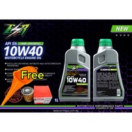 [HOT SALE] 100% original ESR ENGINE OIL 15W50 / 10W40 | SEMI SYNTHETIC | FREE OIL FILTER + CORONG | 