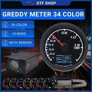 Greddy Meter 2In1 Gauge Meter- 3 Beradik Set Greddy Water Temp 6 Beradik Volt / RPM / Turbo /Vacuum