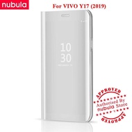 NUBULA Casing hp VIVO Y12 Y17 VIVO Y15 (6.35)inch Flip Casing Luxury Mirror Clamshell Hard Flip Case