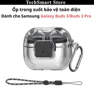 Transparent headphone protective case for Galaxy Buds 3,Buds 3 Pro,Buds 3 FE