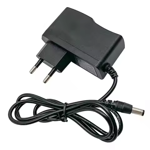 1 Pcs 100-240VAC Converter Adapter DC 5V 2A 2000mA Power Supply EU Type 5.5mmx2.1mm Level Charger To