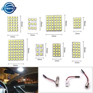 1set Led T10 Ba9s c5w Panel 6/9/12/15/18/24/36/48 SMD 5050 Adapter Festoon Accessories Car Auto motor DC12V Dome reading Light