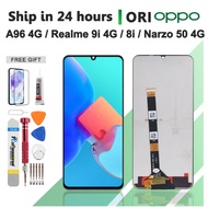 【Fast Delivery】 LCD OPPO A96 4G / REALME 9i 4G / 8i / Narzo 50 4G Replacement components for touch s