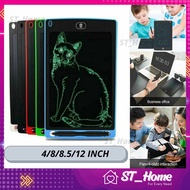 Papan Lukis Kanak-Kanak LCD Education Writing Tablet Pad Children Drawing Board Erasable Sketch Learning Tab Kid 绘图板