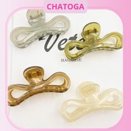 Cute acylic plastic bow hair clip