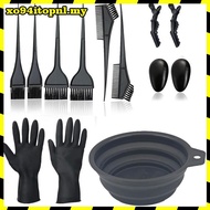 XOPNL Hair Dye Brush And Bowl Set Ear Caps Dye Mixer Hair Tint Dying Coloring Applicator Dye Tool Ha