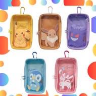 Multi-pouch with carabiner. Pokemon. Pikachu. Eevee. Gengar. Pochama. Nymphia.Direct from Japan.