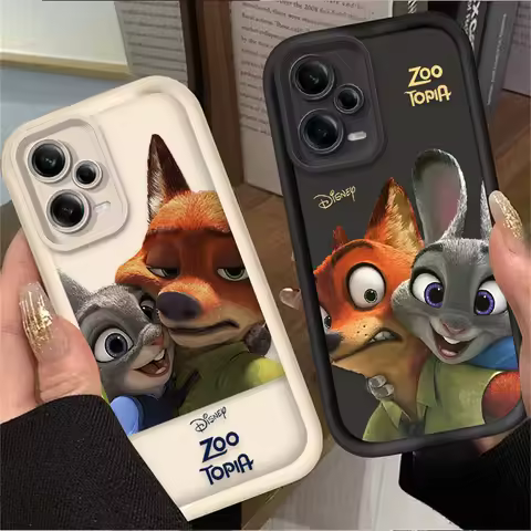 Disney Zootopia Judy Nick Case for Xiaomi Redmi A5 A4 A3 A3X A2 A1 Plus 13X Redmi K80 Ultra K70 K70E