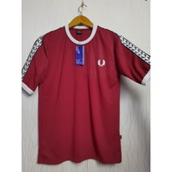 Contrass Freed Perry Maroon Logo Print Premium Tshirt | 100% Real Pict Imported Series Short Sleeve 