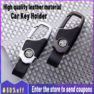 Leather metal car keychain motorcycle key accessories gift car accessories MG TF ZR EV GS EZS RX5 ZT