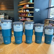 รุ่นใหม่ล่าสุด แก้วเก็บอุณหภูมิ Tyeso พร้อมหูหิ้ว ความจุ20oz-25oz-30ozแก้วเก็บอุณหภูมิร้อนเย็นได้นาน