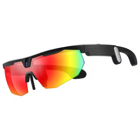 AI Smart Cycling Glasses W640 Camera Video Record Real-time Translation Six-Axis Gyroscope Sports Ey