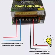 TRAVO 10A 12V 10 AMPERE AMPER LED STRIP POWER SUPPLY 12V ADAPTOR TRAFO