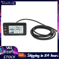 Seashorehouse Electric Bicycle Odometer LCD Display Meter Modification for Scooters