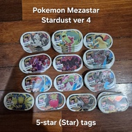 Pokemon Mezastar Stardust ver 4 - 5-star (Star) tags -