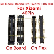 1-10pcs  New 40PIN LCD Display FPC Connector Port Plug On Mainboard/cable For Xiaomi Redmi Pro/ Redm