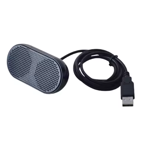 USB Computer Gaming Speakers Subwoofer with Microphone Noise Cancelling Stereo Sound for Desktop Lap