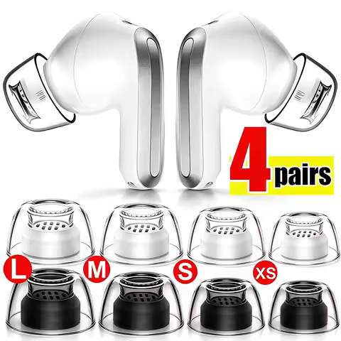 Crystal Latex Ear Tips for Redmi Buds 4 Pro /5 Pro 4Pro in Ear Anti-slip EarTips Dustproof Ear Plugs