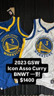 2023 GSW Icon Asso Curry 球衣